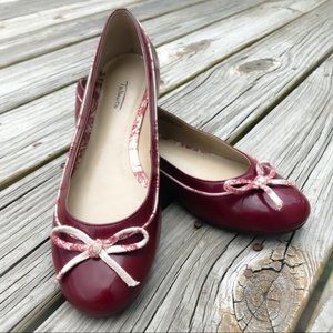 Red Talbots Ballet Flat